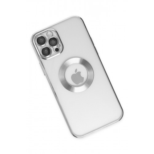 Newface iPhone 12 Pro Max Kılıf Slot Silikon - Gümüş Newface iPhone 12 Pro Max Kılıf Slot Silikon - Gümüş