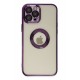 Newface iPhone 12 Pro Max Kılıf Slot Silikon - Mor