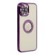 Newface iPhone 12 Pro Max Kılıf Slot Silikon - Mor