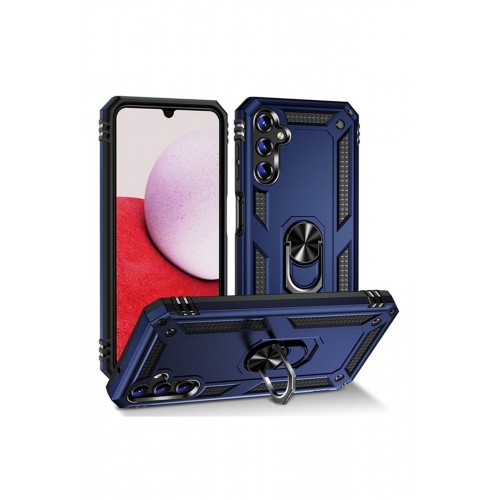 Newface Samsung Galaxy A04S Kılıf Sofya Yüzüklü Silikon Kapak - Lacivert Newface Samsung Galaxy A04S Kılıf Sofya Yüzüklü Silikon Kapak - Lacivert