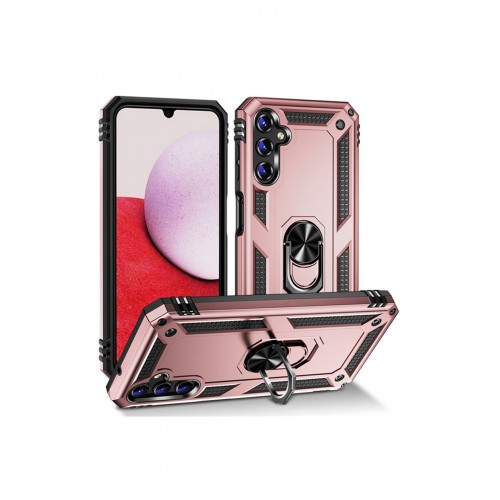 Newface Samsung Galaxy A04S Kılıf Sofya Yüzüklü Silikon Kapak - Rose Newface Samsung Galaxy A04S Kılıf Sofya Yüzüklü Silikon Kapak - Rose