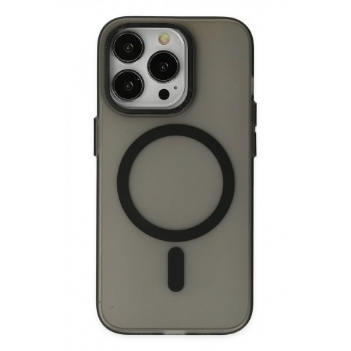 Newface iPhone 13 Pro Kılıf Lodos Magneticsafe Mat Kapak - Siyah Newface iPhone 13 Pro Kılıf Lodos Magneticsafe Mat Kapak - Siyah