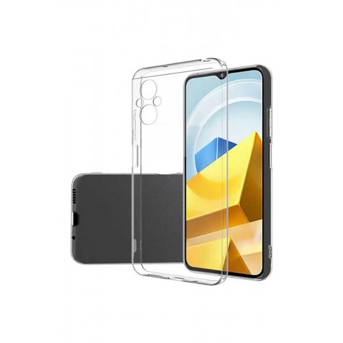 Newface Xiaomi Poco M5 Kılıf Lüx Şeffaf Silikon Newface Xiaomi Poco M5 Kılıf Lüx Şeffaf Silikon