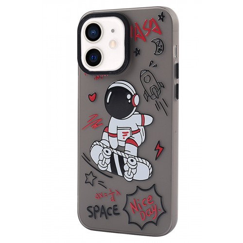 Newface iPhone 12 Kılıf Prada Desenli Kapak - Prada Siyah - 1 Newface iPhone 12 Kılıf Prada Desenli Kapak - Prada Siyah - 1