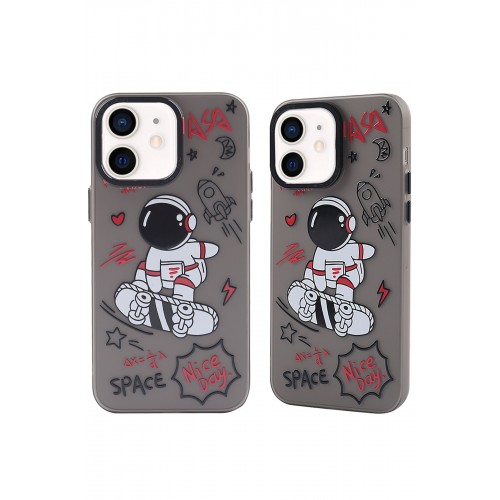 Newface iPhone 12 Kılıf Prada Desenli Kapak - Prada Siyah - 1 Newface iPhone 12 Kılıf Prada Desenli Kapak - Prada Siyah - 1