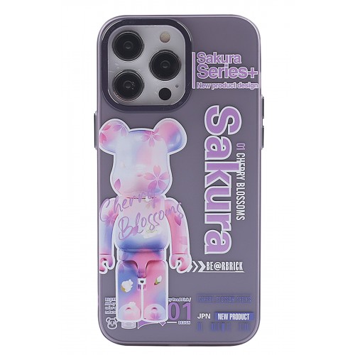 Newface iPhone 12 Pro Max Kılıf Prada Desenli Kapak - Prada Mor - 1 Newface iPhone 12 Pro Max Kılıf Prada Desenli Kapak - Prada Mor - 1