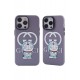 Newface iPhone 12 Pro Max Kılıf Prada Desenli Kapak - Prada Mor - 3 Newface iPhone 12 Pro Max Kılıf Prada Desenli Kapak - Prada Mor - 3