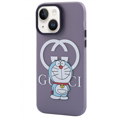 Newface iPhone 14 Kılıf Prada Desenli Kapak - Prada Mor - 3 Newface iPhone 14 Kılıf Prada Desenli Kapak - Prada Mor - 3
