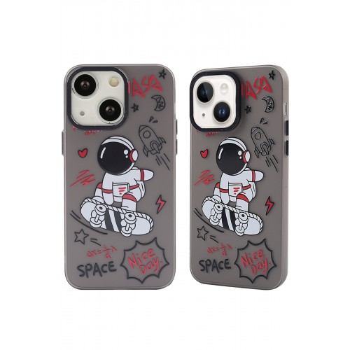 Newface iPhone 14 Kılıf Prada Desenli Kapak - Prada Siyah - 1 Newface iPhone 14 Kılıf Prada Desenli Kapak - Prada Siyah - 1