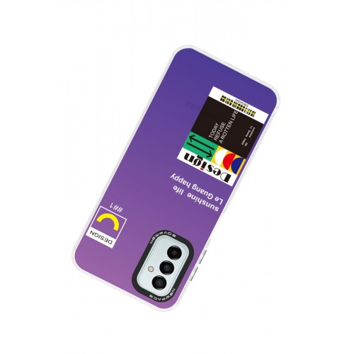 Newface Samsung Galaxy M13 Kılıf Estoril Desenli Kapak - Estoril - 4