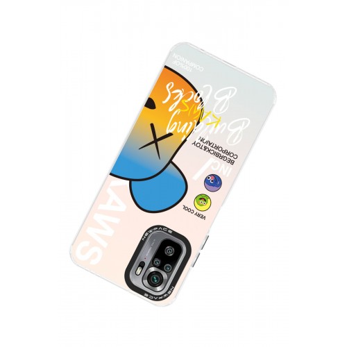 Newface Xiaomi Redmi Note 10S Kılıf Estoril Desenli Kapak - Estoril - 6