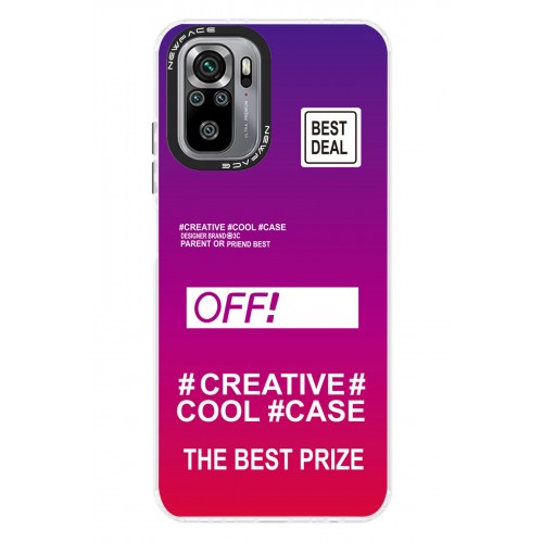 Newface Xiaomi Redmi Note 10S Kılıf Estoril Desenli Kapak - Estoril - 9