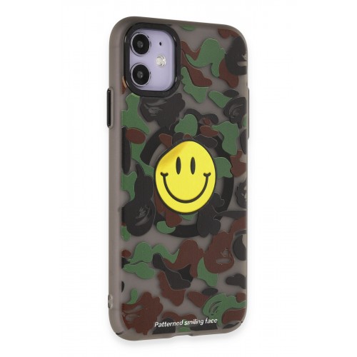 Newface iPhone 11 Kılıf Apollo Magneticsafe Desenli Kapak - Apollo Siyah - 4