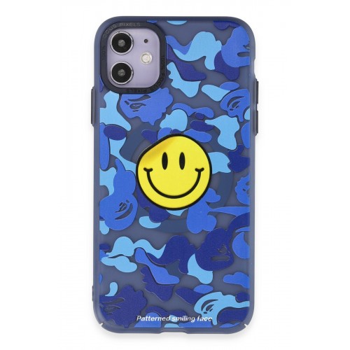 Newface iPhone 11 Kılıf Apollo Magneticsafe Desenli Kapak - Apollo Mavi - 1 Newface iPhone 11 Kılıf Apollo Magneticsafe Desenli Kapak - Apollo Mavi - 1