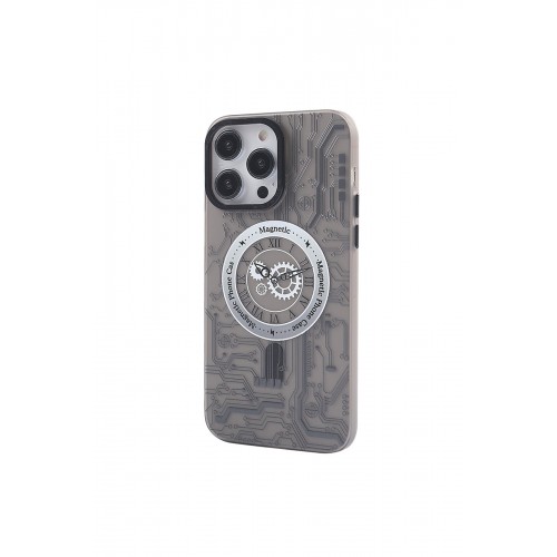 Newface iPhone 12 Pro Max Kılıf Apollo Magneticsafe Desenli Kapak - Apollo Siyah - 1 Newface iPhone 12 Pro Max Kılıf Apollo Magneticsafe Desenli Kapak - Apollo Siyah - 1