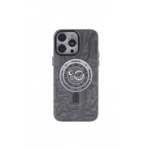 Newface iPhone 12 Pro Max Kılıf Apollo Magneticsafe Desenli Kapak - Apollo Siyah - 1 Newface iPhone 12 Pro Max Kılıf Apollo Magneticsafe Desenli Kapak - Apollo Siyah - 1