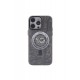 Newface iPhone 12 Pro Max Kılıf Apollo Magneticsafe Desenli Kapak - Apollo Siyah - 1