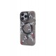 Newface iPhone 13 Pro Max Kılıf Apollo Magneticsafe Desenli Kapak - Apollo Siyah - 3
