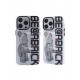 Newface iPhone 13 Pro Max Kılıf Apollo Magneticsafe Desenli Kapak - Apollo Şeffaf - 1