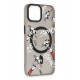 Newface iPhone 14 Kılıf Apollo Magneticsafe Desenli Kapak - Apollo Siyah - 3