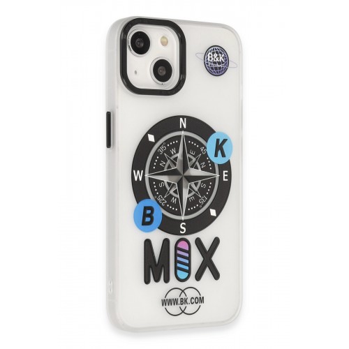 Newface iPhone 14 Kılıf Apollo Magneticsafe Desenli Kapak - Apollo Şeffaf - 3