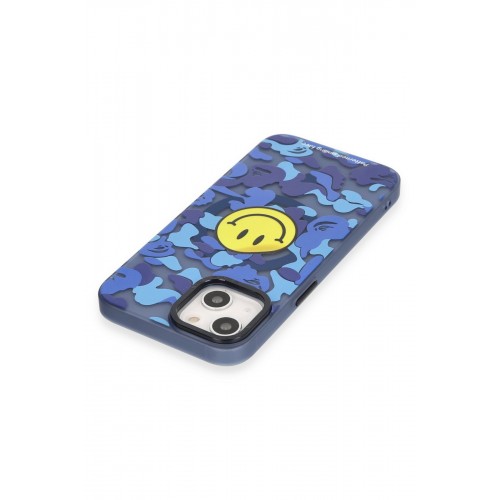 Newface iPhone 14 Kılıf Apollo Magneticsafe Desenli Kapak - Apollo Mavi - 1 Newface iPhone 14 Kılıf Apollo Magneticsafe Desenli Kapak - Apollo Mavi - 1