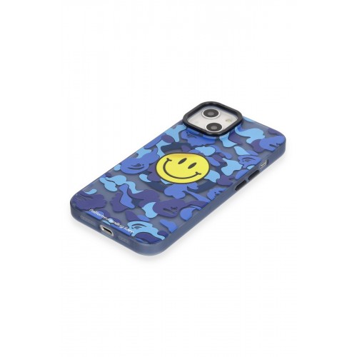 Newface iPhone 14 Kılıf Apollo Magneticsafe Desenli Kapak - Apollo Mavi - 1 Newface iPhone 14 Kılıf Apollo Magneticsafe Desenli Kapak - Apollo Mavi - 1