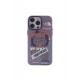 Newface iPhone 14 Pro Kılıf Apollo Magneticsafe Desenli Kapak - Apollo Mor - 2