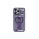 Newface iPhone 14 Pro Kılıf Apollo Magneticsafe Desenli Kapak - Apollo Mor - 3