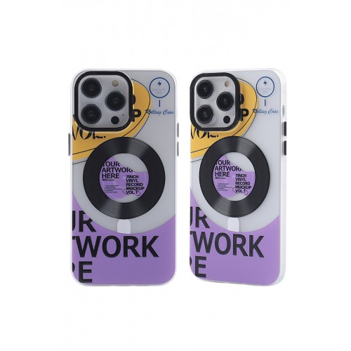 Newface iPhone 14 Pro Kılıf Apollo Magneticsafe Desenli Kapak - Apollo Şeffaf - 6