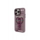 Newface iPhone 14 Pro Max Kılıf Apollo Magneticsafe Desenli Kapak - Apollo Mor - 3