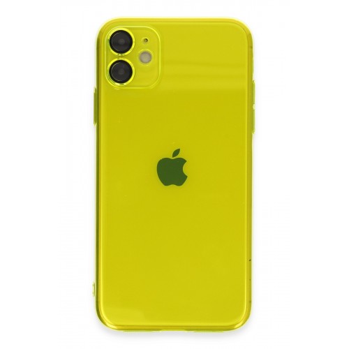 Newface iPhone 11 Kılıf Armada Lensli Kapak - Sarı Newface iPhone 11 Kılıf Armada Lensli Kapak - Sarı