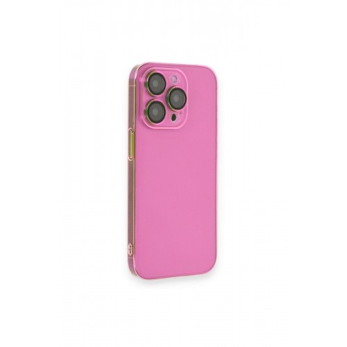 Newface iPhone 14 Pro Kılıf Armada Lensli Kapak - Pembe Newface iPhone 14 Pro Kılıf Armada Lensli Kapak - Pembe