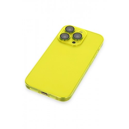 Newface iPhone 14 Pro Max Kılıf Armada Lensli Kapak - Sarı Newface iPhone 14 Pro Max Kılıf Armada Lensli Kapak - Sarı