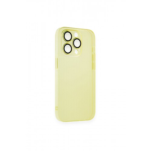 Newface iPhone 14 Pro Max Kılıf Armada Lensli Kapak - Sarı Newface iPhone 14 Pro Max Kılıf Armada Lensli Kapak - Sarı