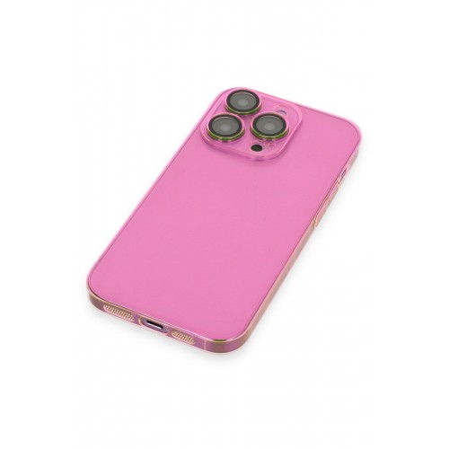 Newface iPhone 14 Pro Max Kılıf Armada Lensli Kapak - Pembe Newface iPhone 14 Pro Max Kılıf Armada Lensli Kapak - Pembe
