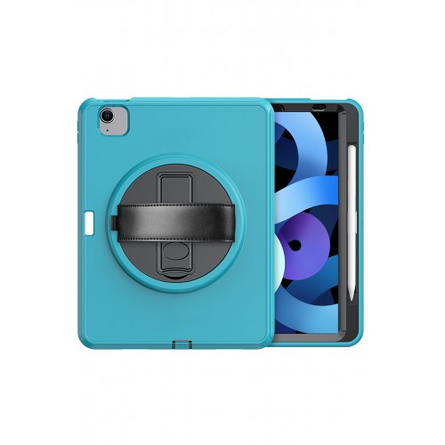 Newface iPad 2022 10.9 (10.nesil) Kılıf Hand Strap Tablet Kılıfı - Turkuaz Newface iPad 2022 10.9 (10.nesil) Kılıf Hand Strap Tablet Kılıfı - Turkuaz