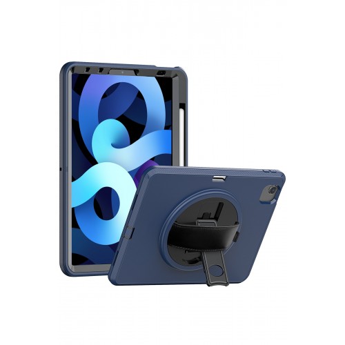 Newface iPad 2022 10.9 (10.nesil) Kılıf Hand Strap Tablet Kılıfı - Lacivert Newface iPad 2022 10.9 (10.nesil) Kılıf Hand Strap Tablet Kılıfı - Lacivert