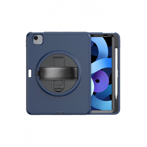 Newface iPad 2022 10.9 (10.nesil) Kılıf Hand Strap Tablet Kılıfı - Lacivert Newface iPad 2022 10.9 (10.nesil) Kılıf Hand Strap Tablet Kılıfı - Lacivert