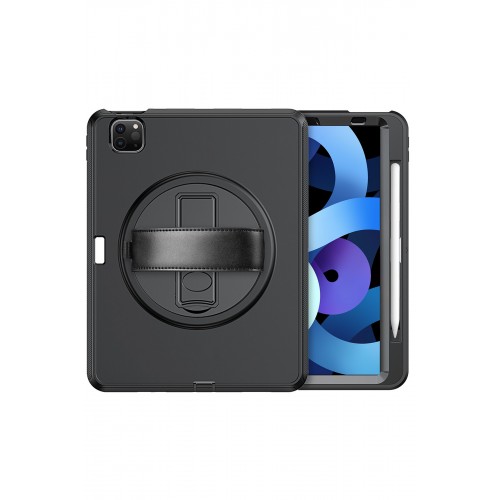 Newface iPad Pro 11 (2018) Kılıf Hand Strap Tablet Kılıfı - Siyah Newface iPad Pro 11 (2018) Kılıf Hand Strap Tablet Kılıfı - Siyah