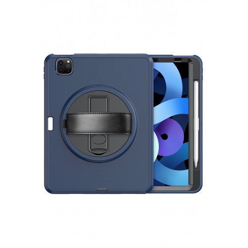 Newface iPad Pro 11 (2020) Kılıf Hand Strap Tablet Kılıfı - Lacivert Newface iPad Pro 11 (2020) Kılıf Hand Strap Tablet Kılıfı - Lacivert