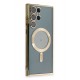 Newface Samsung Galaxy S22 Ultra Kılıf Kross Magneticsafe Kapak - Gold