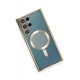 Newface Samsung Galaxy S22 Ultra Kılıf Kross Magneticsafe Kapak - Gold