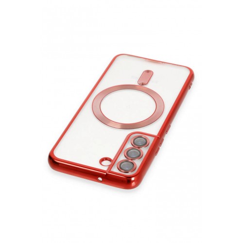 Newface Samsung Galaxy S22 Kılıf Kross Magneticsafe Kapak - Kırmızı Newface Samsung Galaxy S22 Kılıf Kross Magneticsafe Kapak - Kırmızı