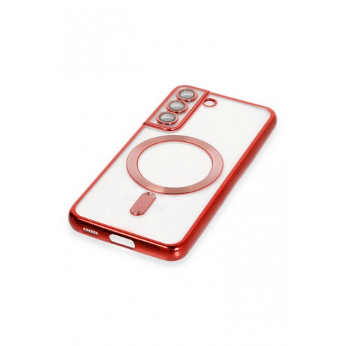 Newface Samsung Galaxy S22 Kılıf Kross Magneticsafe Kapak - Kırmızı Newface Samsung Galaxy S22 Kılıf Kross Magneticsafe Kapak - Kırmızı