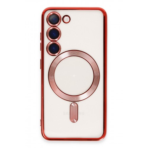Newface Samsung Galaxy S23 Plus Kılıf Kross Magneticsafe Kapak - Kırmızı Newface Samsung Galaxy S23 Plus Kılıf Kross Magneticsafe Kapak - Kırmızı