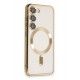 Newface Samsung Galaxy S23 Plus Kılıf Kross Magneticsafe Kapak - Gold