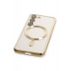 Newface Samsung Galaxy S23 Plus Kılıf Kross Magneticsafe Kapak - Gold