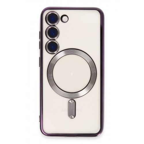 Newface Samsung Galaxy S23 Plus Kılıf Kross Magneticsafe Kapak - Mor