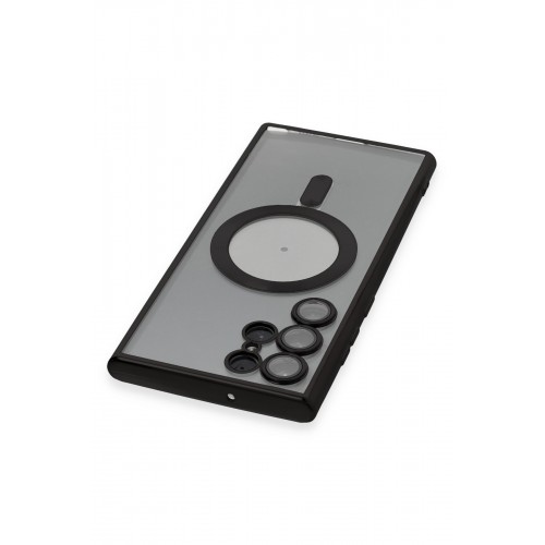 Newface Samsung Galaxy S23 Ultra Kılıf Kross Magneticsafe Kapak - Siyah Newface Samsung Galaxy S23 Ultra Kılıf Kross Magneticsafe Kapak - Siyah